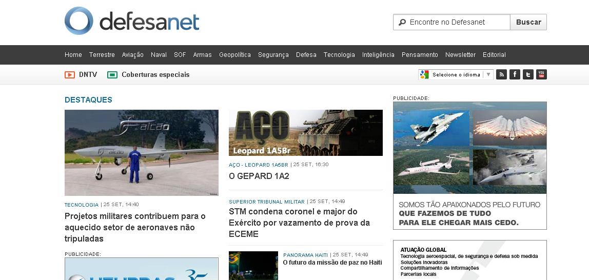 Site DefesaNet abre espaço para a Justiça Militar